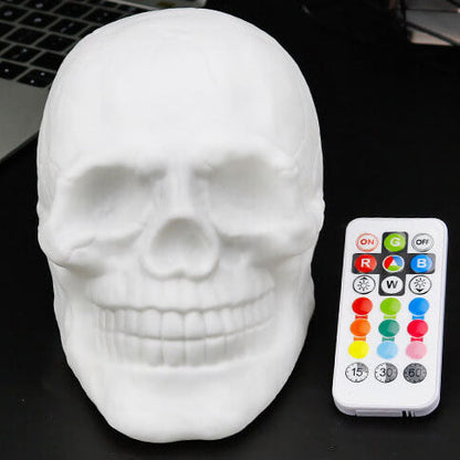 Skull RGB LED Nachttischlampe