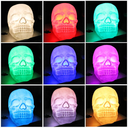 Skull RGB LED Nachttischlampe