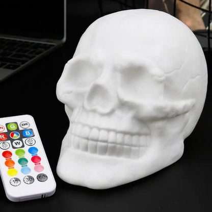 Skull RGB LED Nachttischlampe