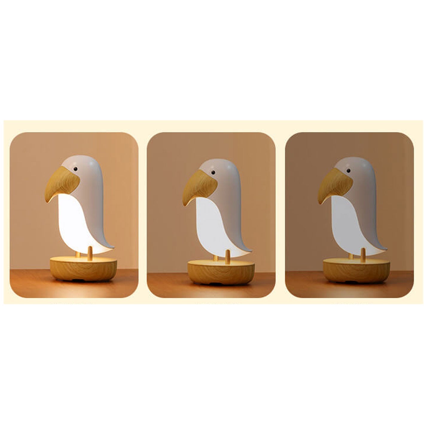 Creative Bird USB Wiederaufladbare Bluetooth Nachtlicht Tischlampe