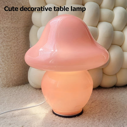 MushroomDream Lampe – Verzaubernde Glasbeleuchtung mit Pilzmuster