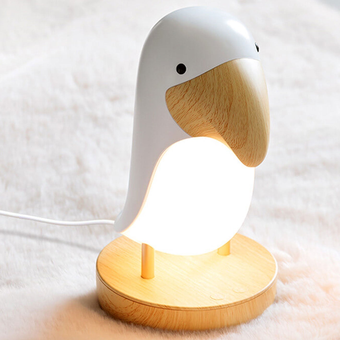 Creative Bird USB Wiederaufladbare Bluetooth Nachtlicht Tischlampe