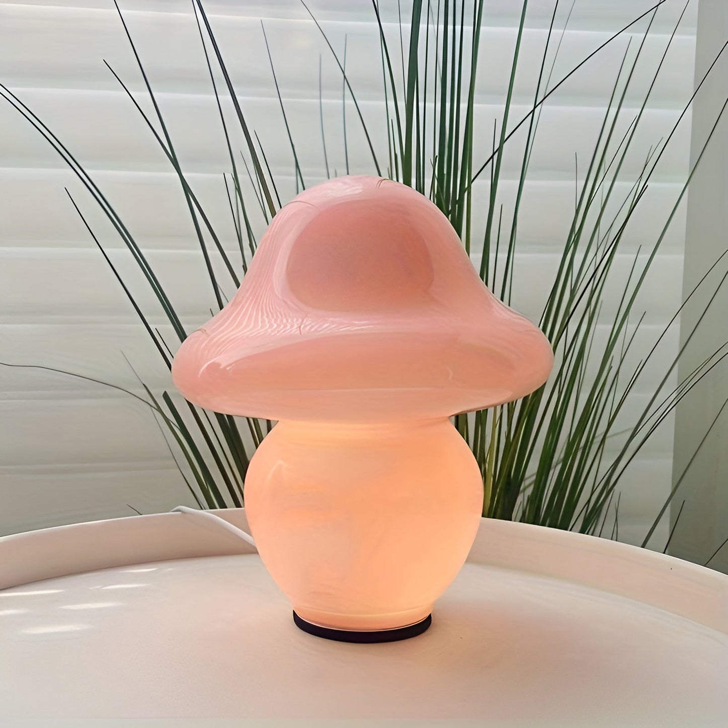 MushroomDream Lampe – Verzaubernde Glasbeleuchtung mit Pilzmuster