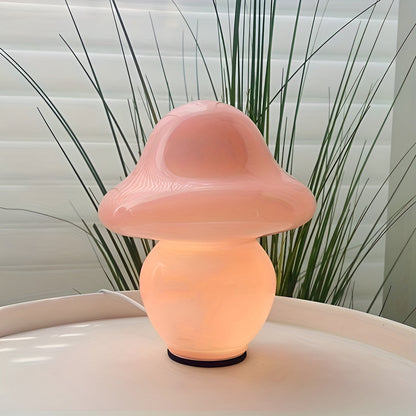 MushroomDream Lampe – Verzaubernde Glasbeleuchtung mit Pilzmuster