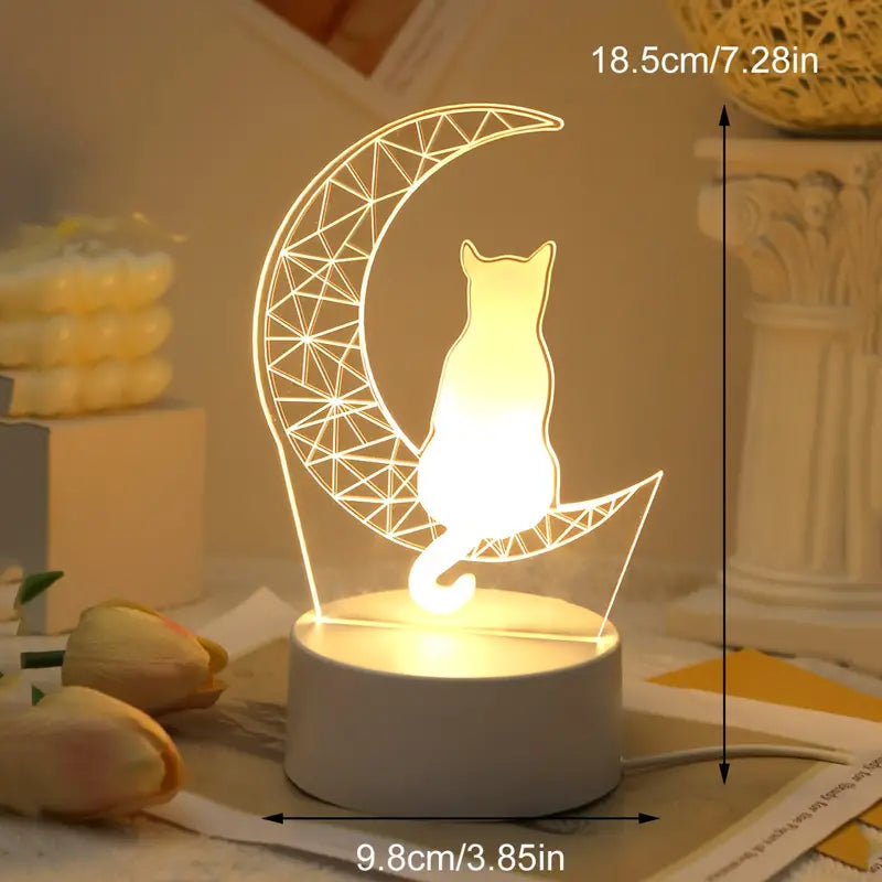 Saylor - 3D Illusions-LED-Lampe mit Motiv