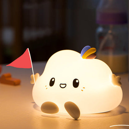 Moderne Silikon Kreativ Cloud Design Nachtlicht LED Tischlampe