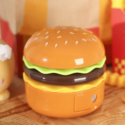 Zeitgenössische kreative Hamburger Kunststoff-LED-Tischlampe für das Schlafzimmer