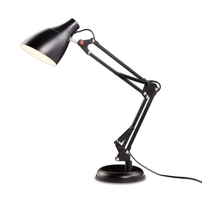 Moderne Minimalistische Faltbare Fase Runder Basis Eisen 1-Licht Tischlampe Für Studium