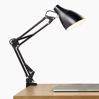 Moderne Minimalistische Faltbare Fase Runder Basis Eisen 1-Licht Tischlampe Für Studium