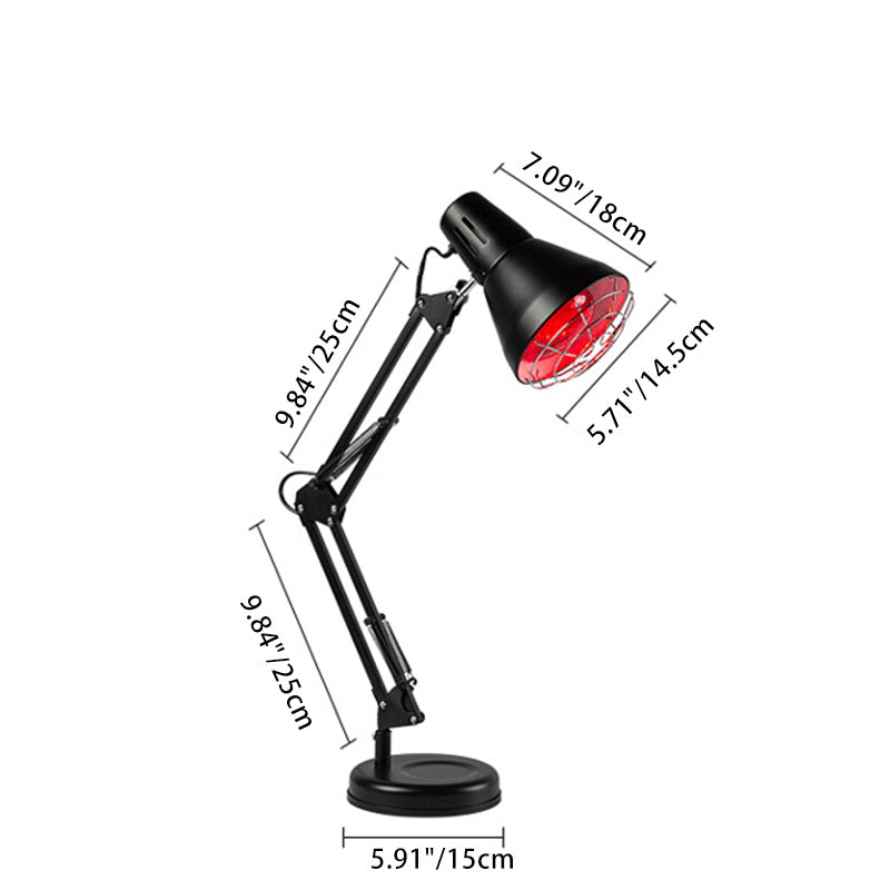 Moderne Minimalistische Infrarot Langarm Bügel 1-Licht Tischlampe Für Neben