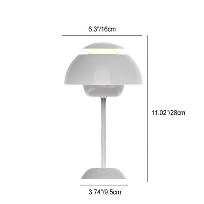 Zeitgenössische Nordische Pilz Eisen USB LED Tischlampe Für Wohnzimmer