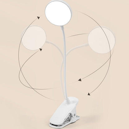 Moderne Minimalistische Runde Adjustable Lange Schlauchklemme Kunststoff LED Tischlampe Für Schlafzimmer