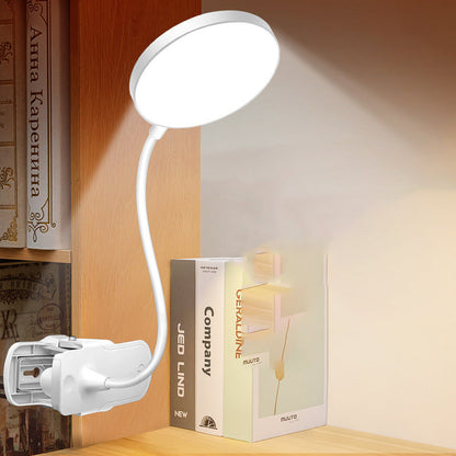 Moderne Minimalistische Runde Adjustable Lange Schlauchklemme Kunststoff LED Tischlampe Für Schlafzimmer