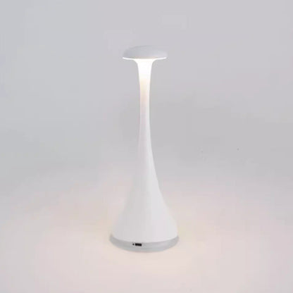 Moderne Minimalistische Flasche Halbrunde Aluminium Acryl LED Tischlampe Für Schlafzimmer