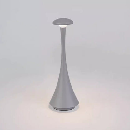 Moderne Minimalistische Flasche Halbrunde Aluminium Acryl LED Tischlampe Für Schlafzimmer