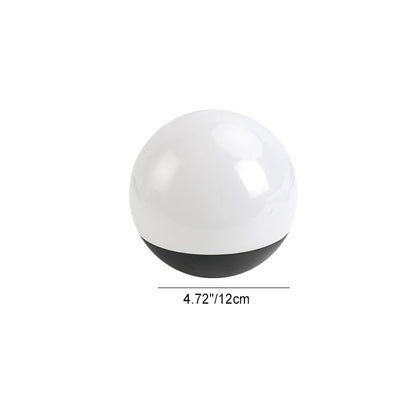 Moderne Minimalistische Kugel Mond PP PS PVC LED Tischlampe Für Schlafzimmer