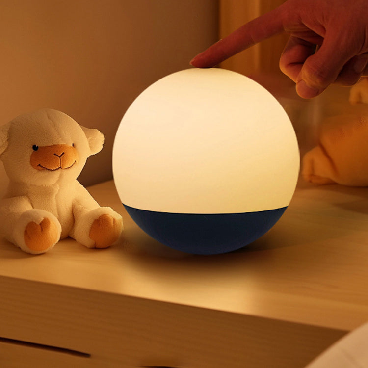 Moderne Minimalistische Kugel Mond PP PS PVC LED Tischlampe Für Schlafzimmer