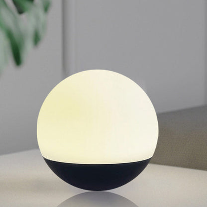 Moderne Minimalistische Kugel Mond PP PS PVC LED Tischlampe Für Schlafzimmer