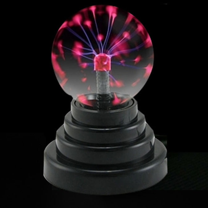 Moderne Art Deco Magischer Statik-Ion-Glasball LED USB Nachtlicht Tischlampe Für Schlafzimmer