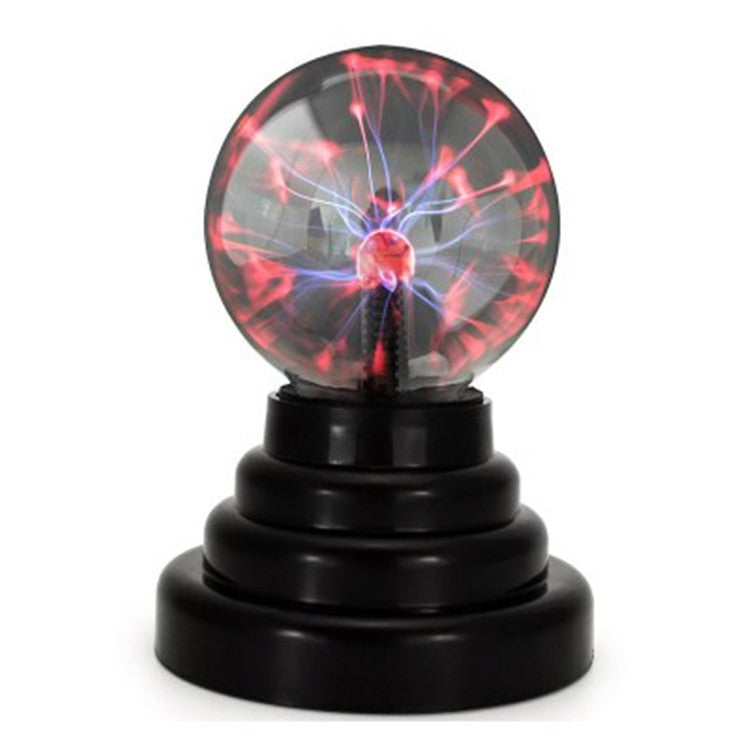 Moderne Art Deco Magischer Statik-Ion-Glasball LED USB Nachtlicht Tischlampe Für Schlafzimmer