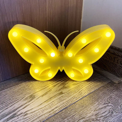 Moderne Art Deco Schmetterlingsform LED Nachtlicht Tischlampe für das Schlafzimmer