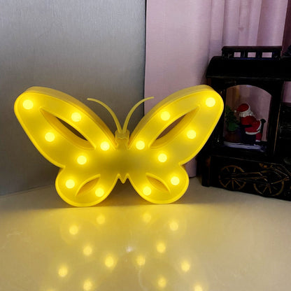 Moderne Art Deco Schmetterlingsform LED Nachtlicht Tischlampe für das Schlafzimmer