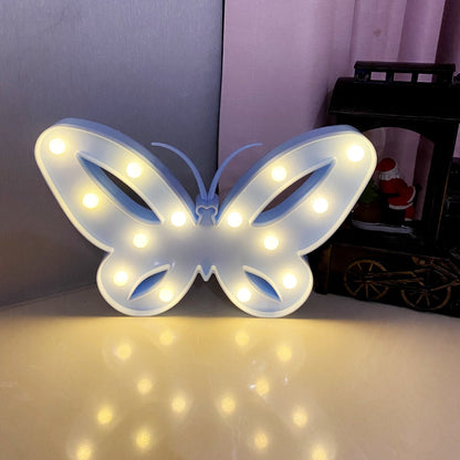 Moderne Art Deco Schmetterlingsform LED Nachtlicht Tischlampe für das Schlafzimmer