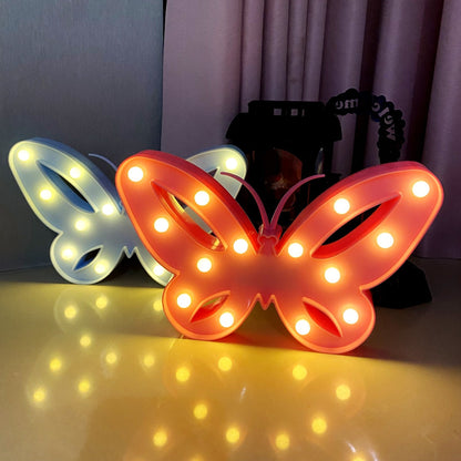 Moderne Art Deco Schmetterlingsform LED Nachtlicht Tischlampe für das Schlafzimmer