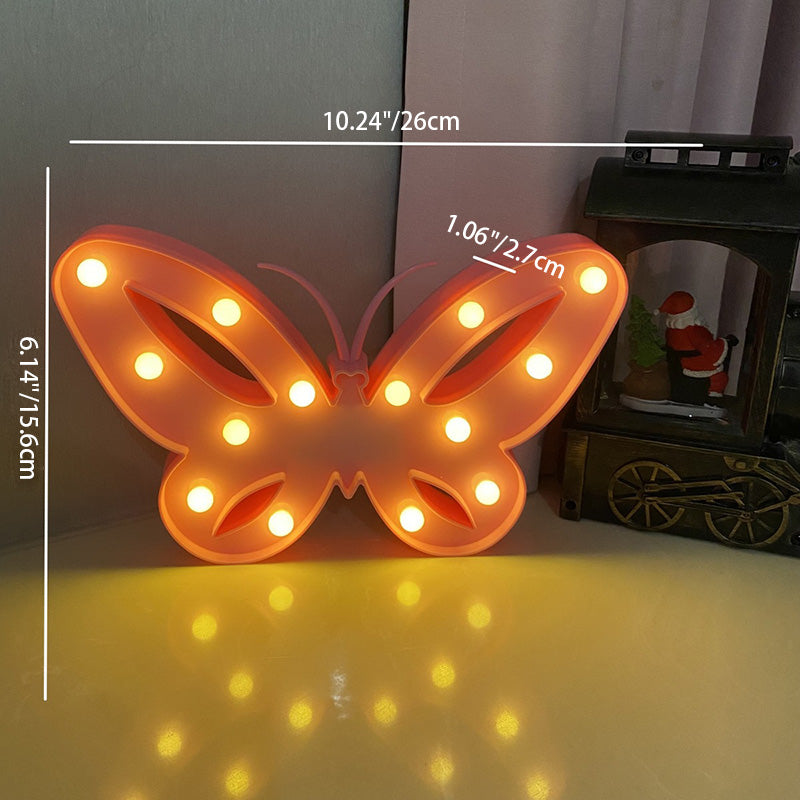 Moderne Art Deco Schmetterlingsform LED Nachtlicht Tischlampe für das Schlafzimmer