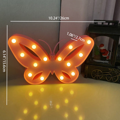 Moderne Art Deco Schmetterlingsform LED Nachtlicht Tischlampe für das Schlafzimmer