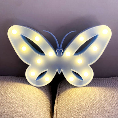 Moderne Art Deco Schmetterlingsform LED Nachtlicht Tischlampe für das Schlafzimmer