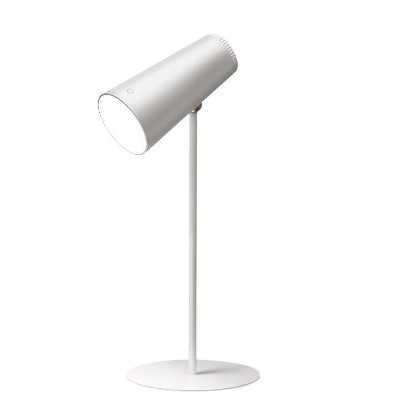 Moderne Minimalistische ABS PP PC Wiederaufladbare Zylinder Abnehmbare LED Schreibtischlampe Für Studium