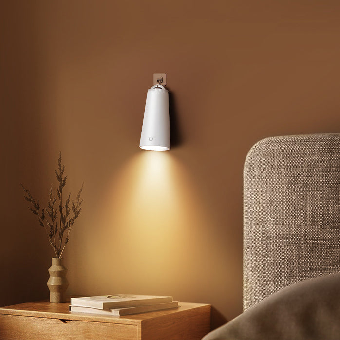 Moderne Minimalistische ABS PP PC Wiederaufladbare Zylinder Abnehmbare LED Schreibtischlampe Für Studium