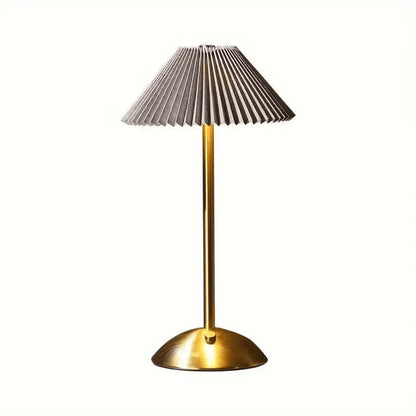 Moderne kabellose Tischlampe mit elegantem Licht