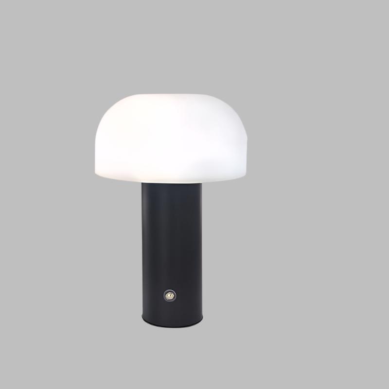 Design Pilz Tischlampe Dimmbar Kabellos 15cm Acryl