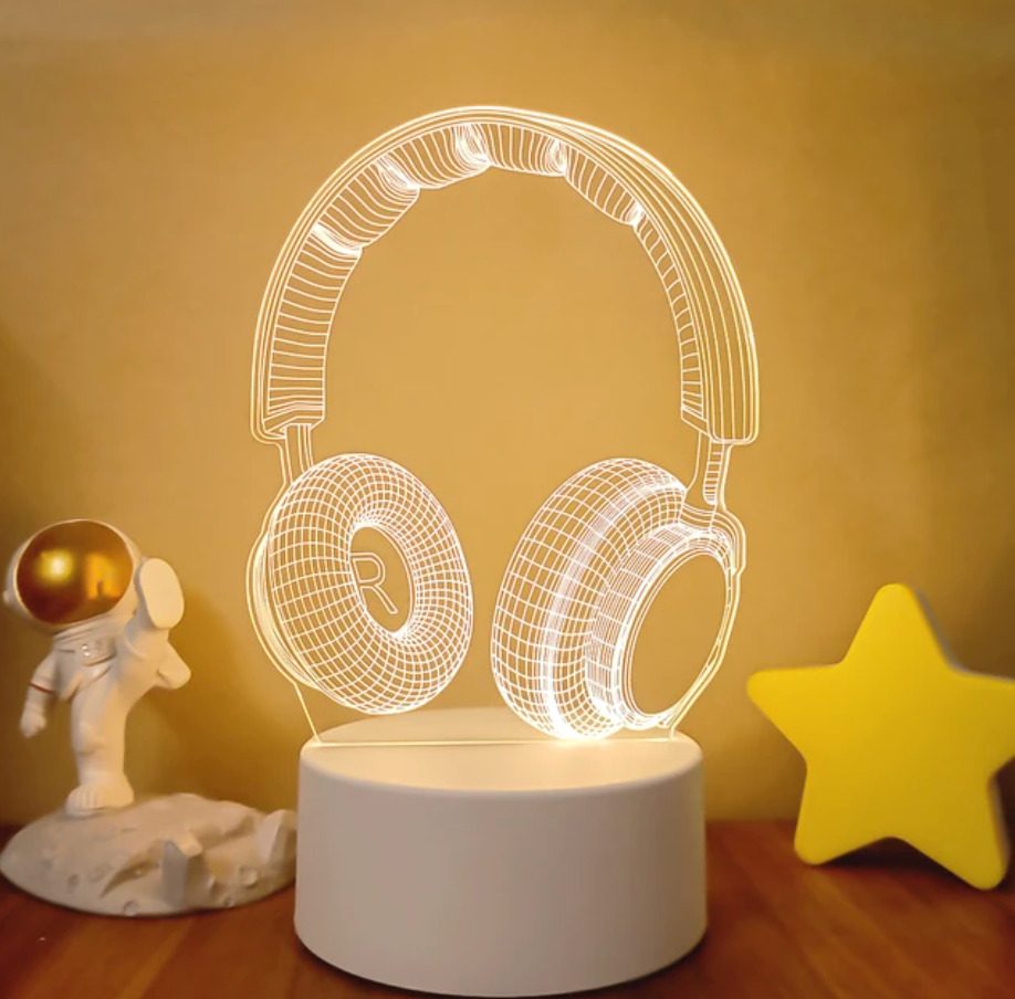 Saylor - 3D Illusions-LED-Lampe mit Motiv