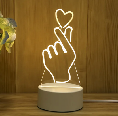 Saylor - 3D Illusions-LED-Lampe mit Motiv