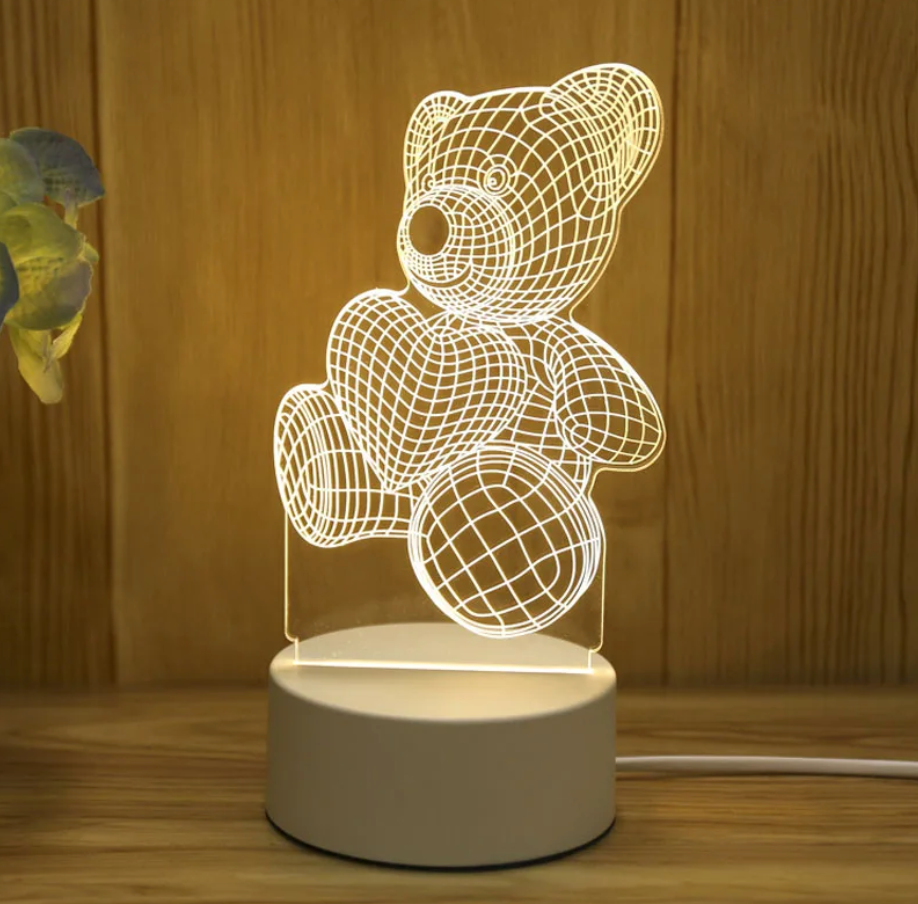 Saylor - 3D Illusions-LED-Lampe mit Motiv