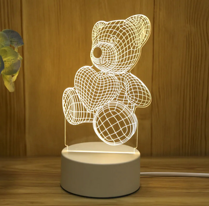 Saylor - 3D Illusions-LED-Lampe mit Motiv