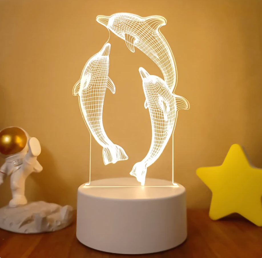 Saylor - 3D Illusions-LED-Lampe mit Motiv