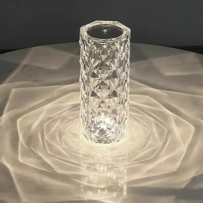 Crystal Diamond Night Light - Elegante 360° LED-Kristallanzeige mit Touch-Bedienung