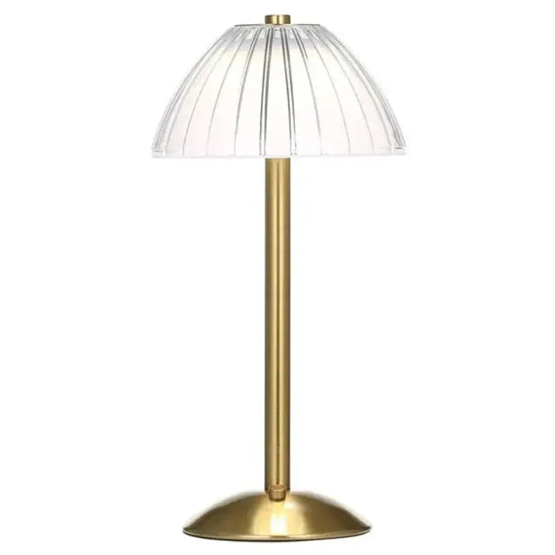 Elegante Tischlampe aus Kristall