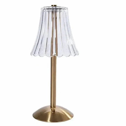 Elegante Tischlampe aus Kristall