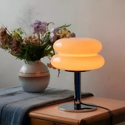 ColorLux Lampe - Elegante Glastischlampe für ein lebendiges Raumambiente