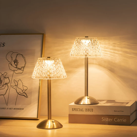 EleGlow - Vintage-inspirierte kabellose Tischlampe