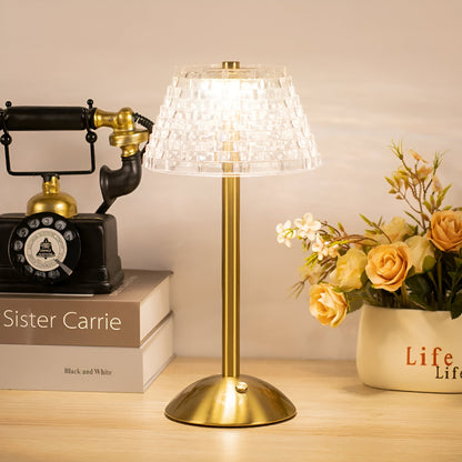 EleGlow - Vintage-inspirierte kabellose Tischlampe