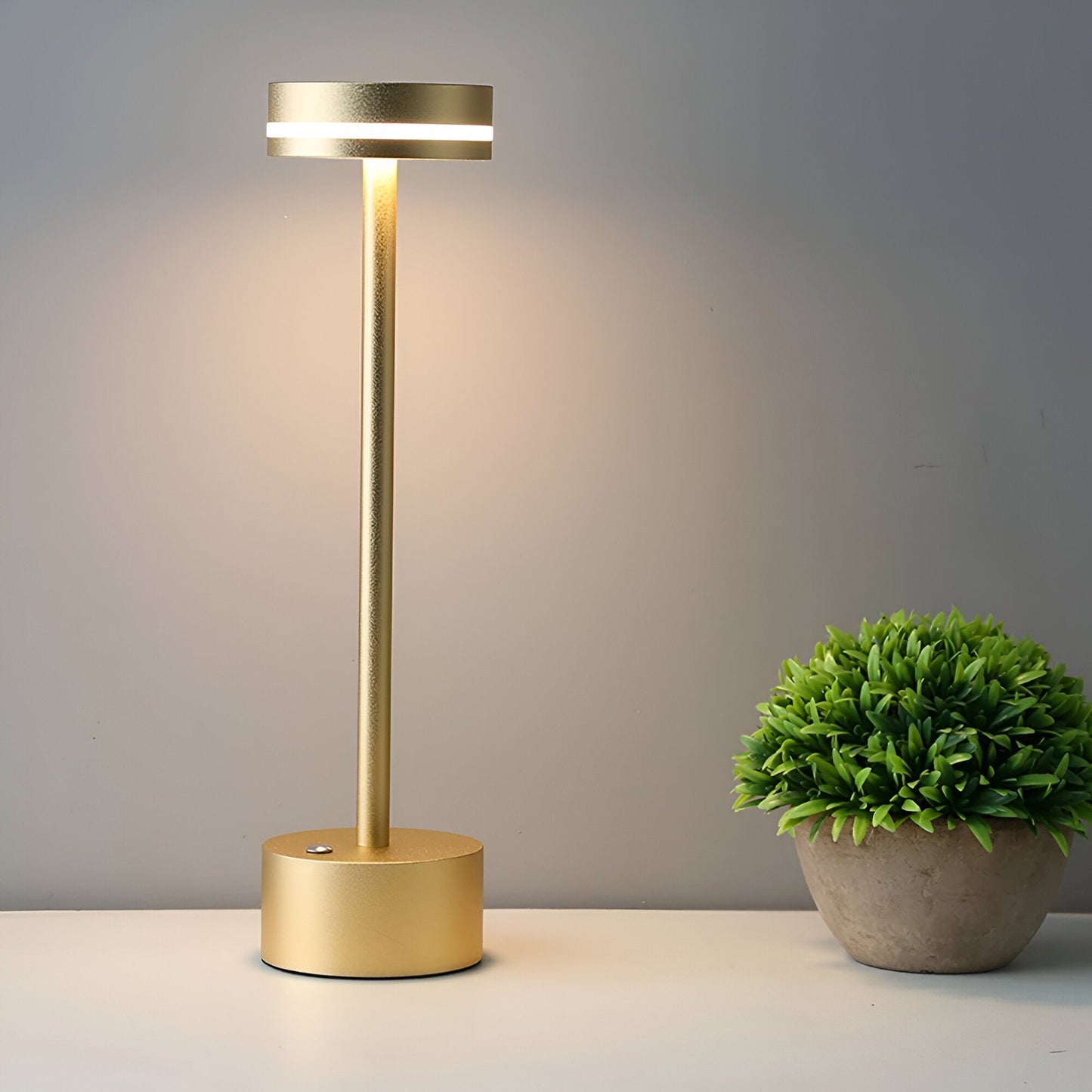 Mantle Touch Lampe - Tragbare, wiederaufladbare Tischleuchte - Dimmbares Licht