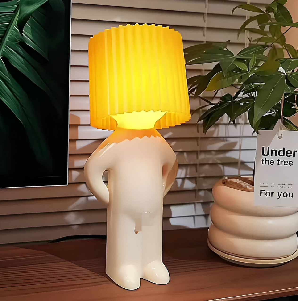 Lil'Lad Tischlampe - Kreative kleine Shy Boy LED-Lampe