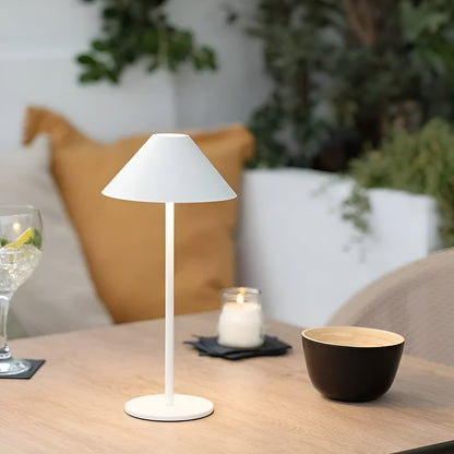 LumiLuxe - Dimmable Nordic Cone LED Table Lamp with Touch Control