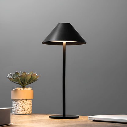 LumiLuxe - Dimmable Nordic Cone LED Table Lamp with Touch Control